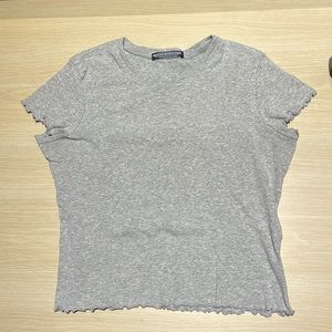 Grey brandy tee